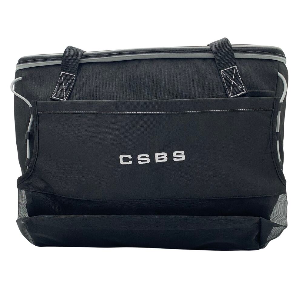 Gemline Insulated Soft Cooler Bag Carrying Straps Organizer Pocket Black "CSBS"